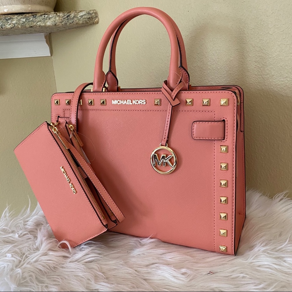 New Michael Kors medium rayne satchel & wallet - Picture 3 of 16